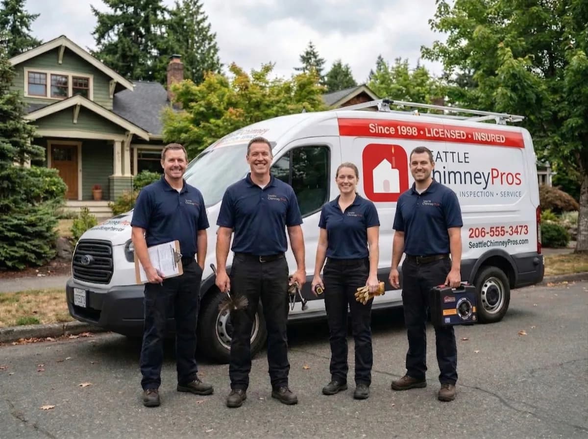 Seattle Chimney Pros team — certified chimney repair and inspection professionals in Seattle, WA
