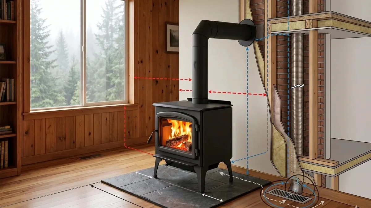 Wood Stove Chimney Requirements in Washington State (2026 Code Guide)