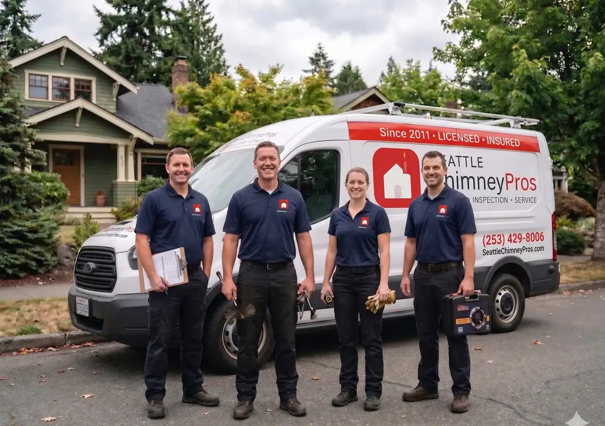 Seattle Chimney Pros team — professional chimney repair and inspection experts in Seattle, WA