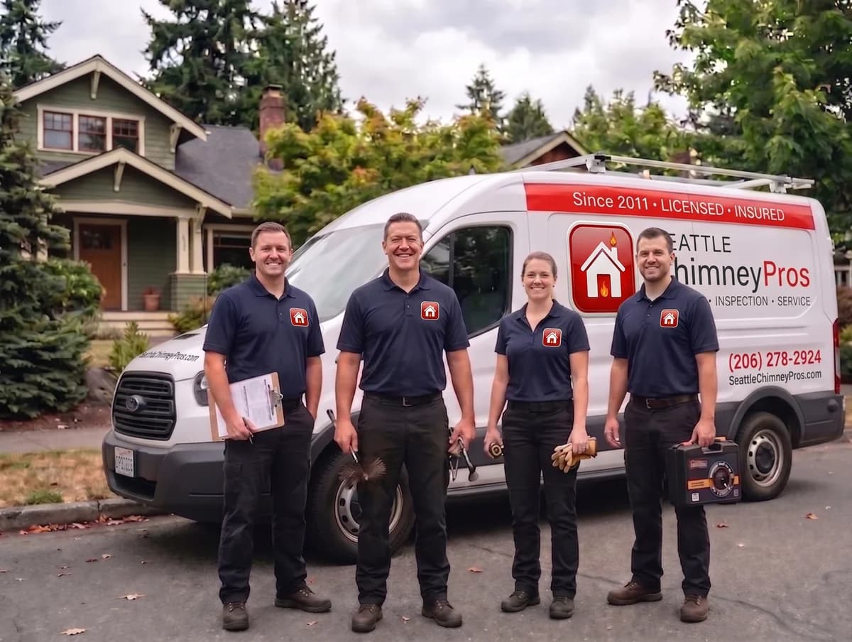 Seattle Chimney Pros team — professional chimney repair and inspection experts in Seattle, WA